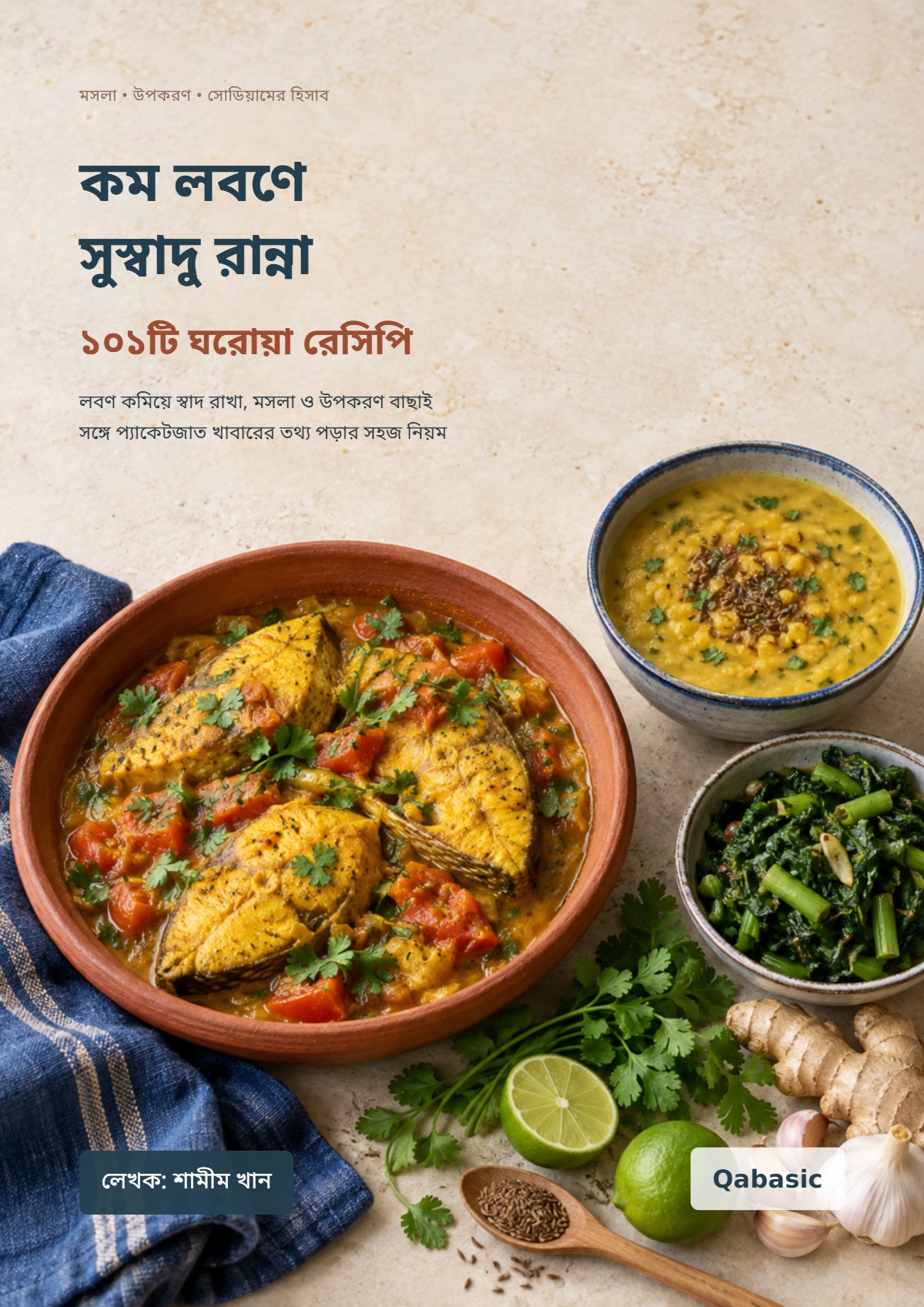 Cover of কম লবণে সুস্বাদু রান্না