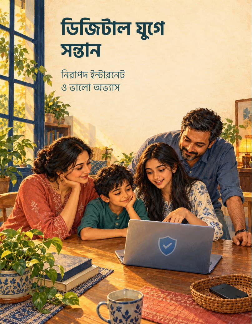 Cover of ডিজিটাল যুগে সন্তান