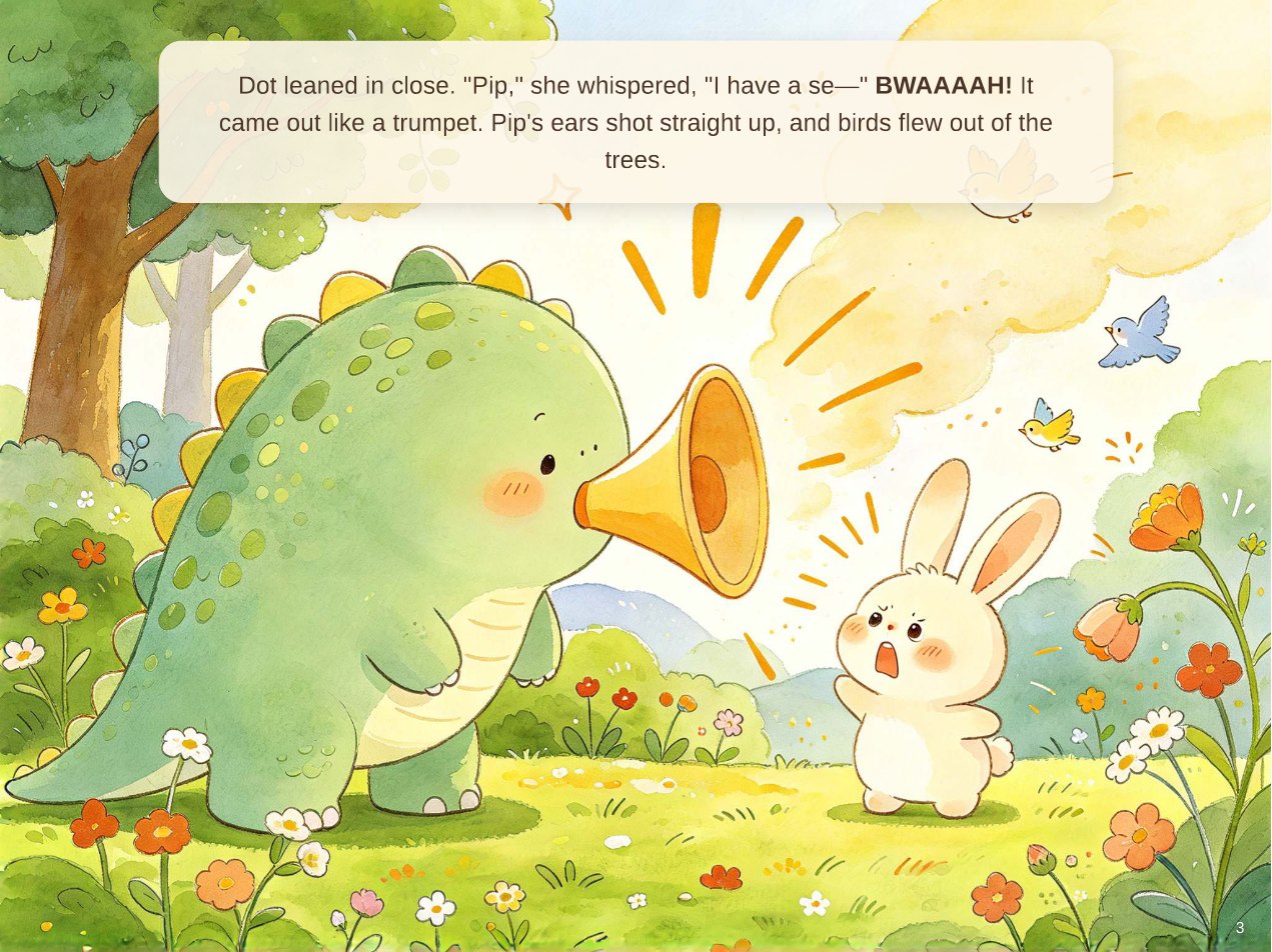 The Dinosaur Who Couldn't Whisper — sample page 1