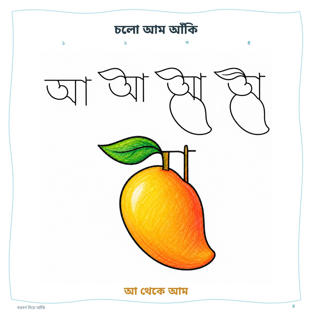 স্বরবর্ণ দিয়ে আঁকি — ফ্রি সংস্করণ — sample page 2