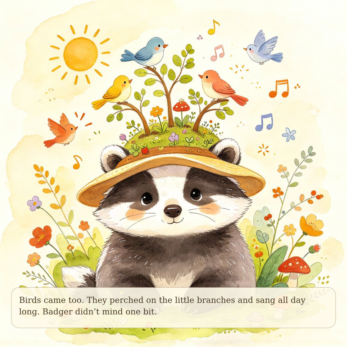 Badger's Hat Is Growing — sample page 4
