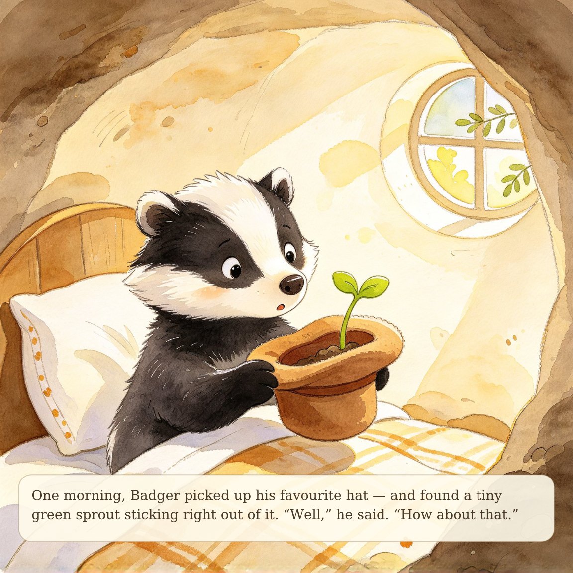 Badger's Hat Is Growing — sample page 1