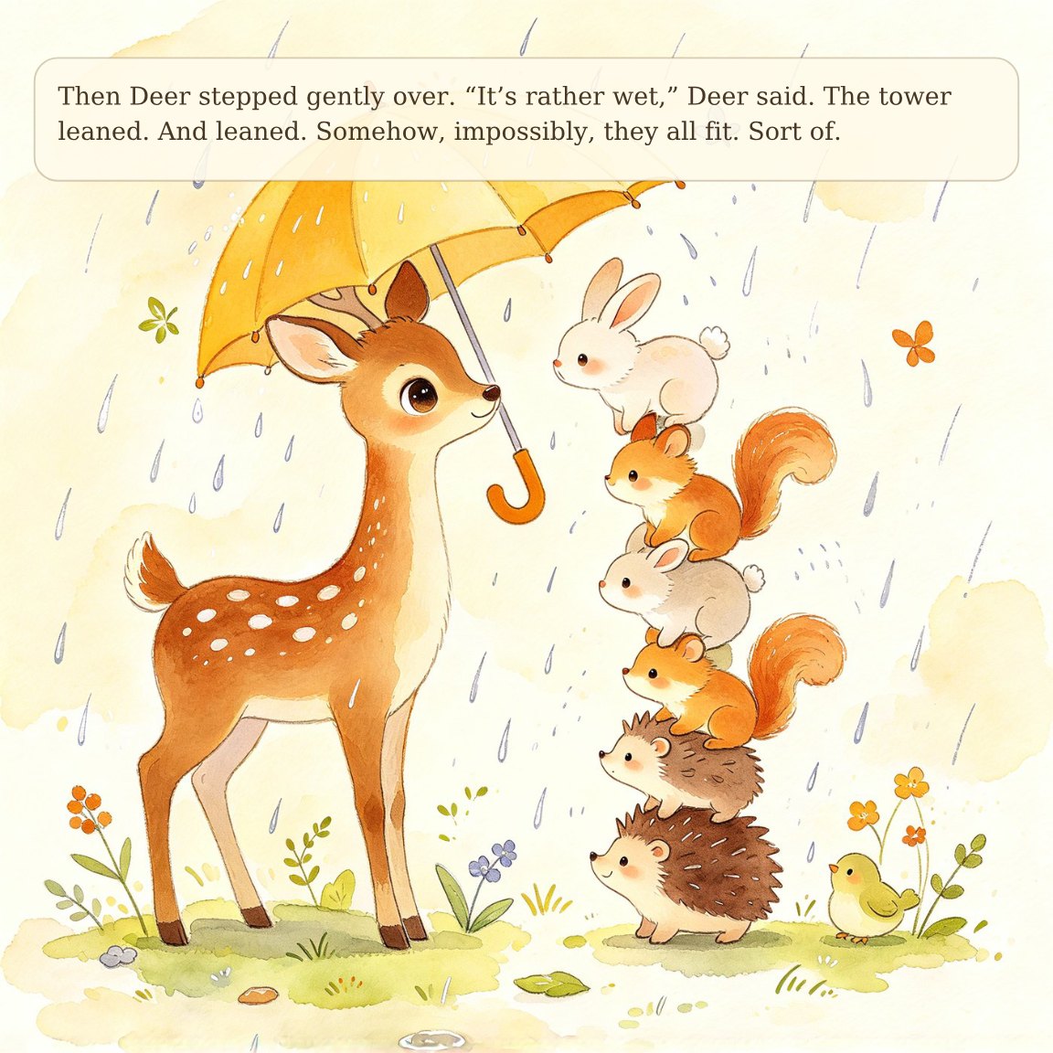 Snail's Very Small Umbrella — sample page 3