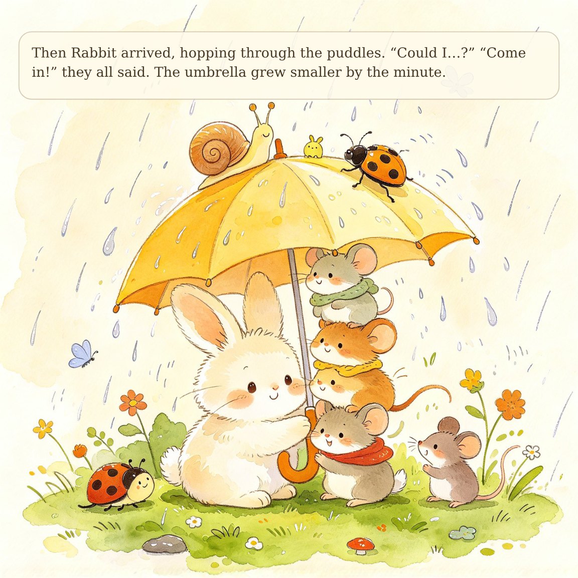 Snail's Very Small Umbrella — sample page 2